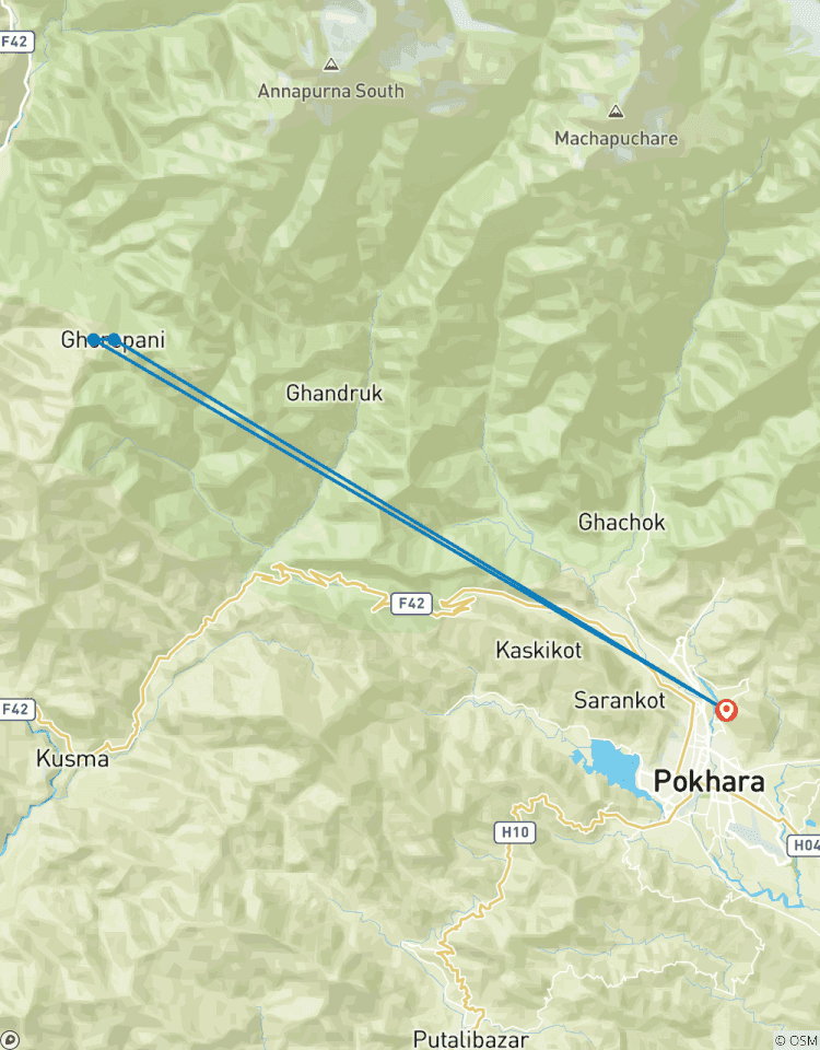 Ghorepani Poon Hill Trek - 3 jours 2025/2026 circuit