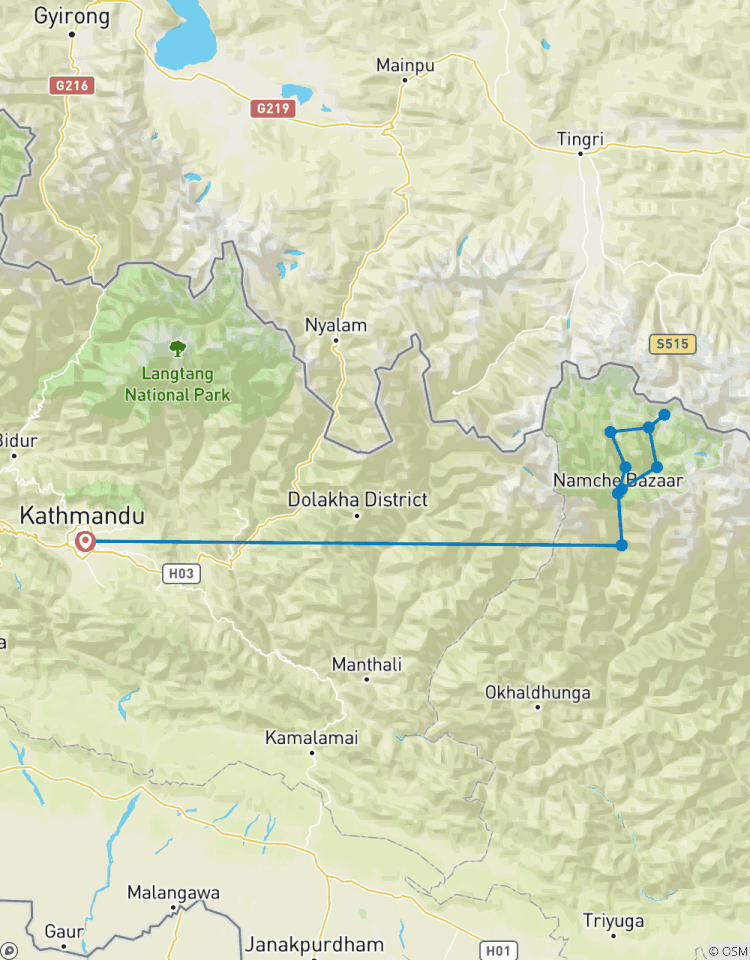 Everest Chola Pass Trek -15 Tage Rundreise