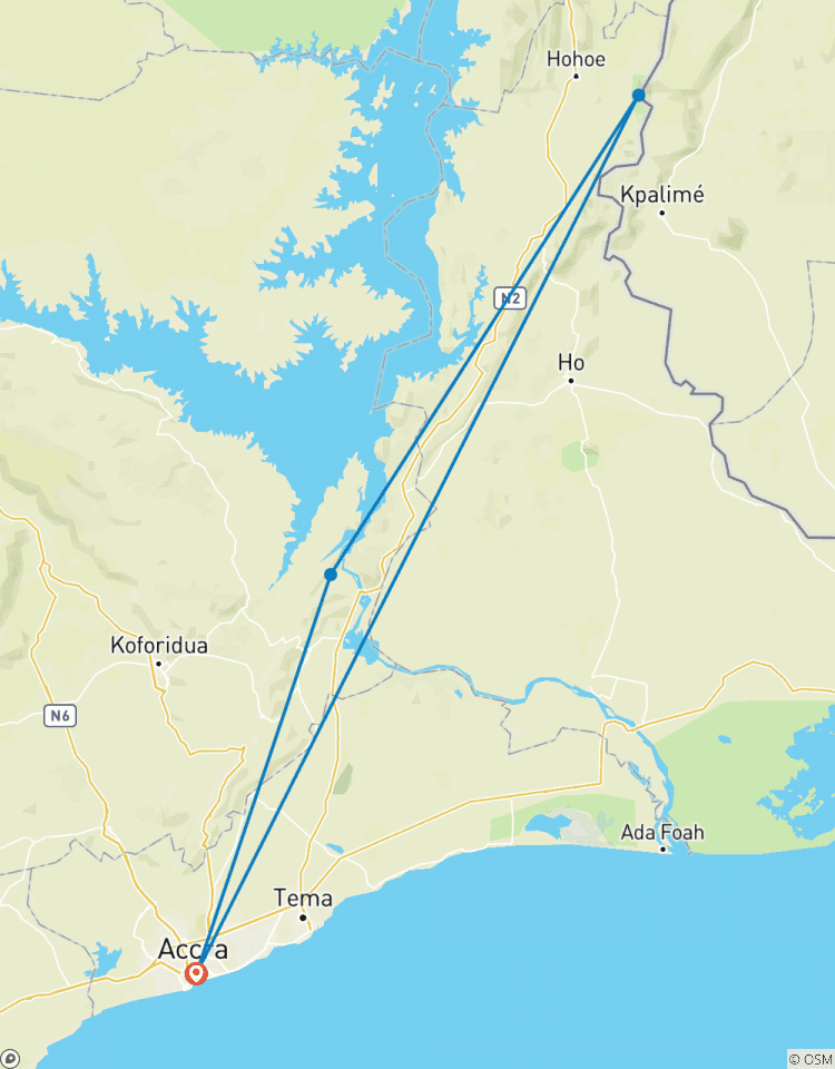 Circuito Excursión de fin de semana - región del Volta