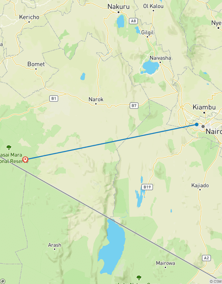 Circuito Aventura de 3 días en el safari por la fauna de Masai Mara