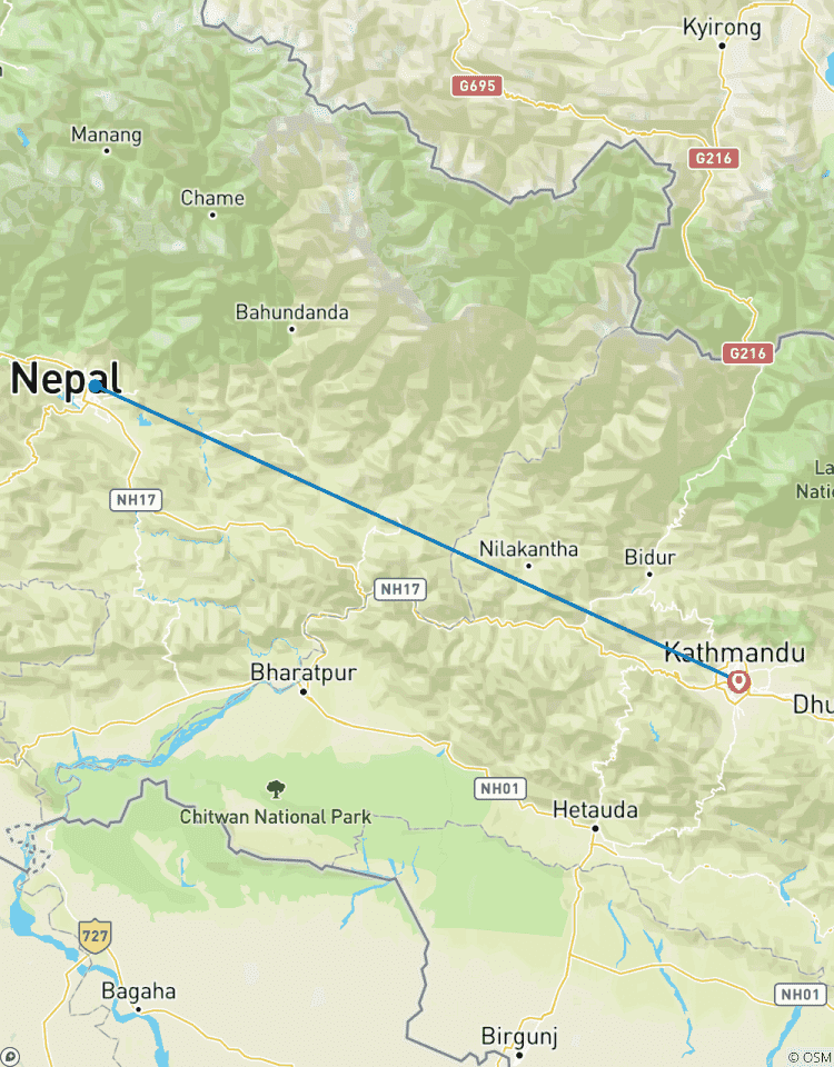 Circuit à Pokhara circuit