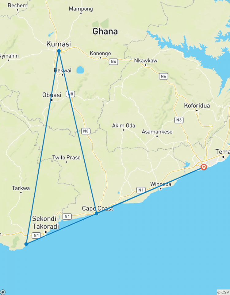 Circuito Circuito de Volta a Nzulezu en Ghana