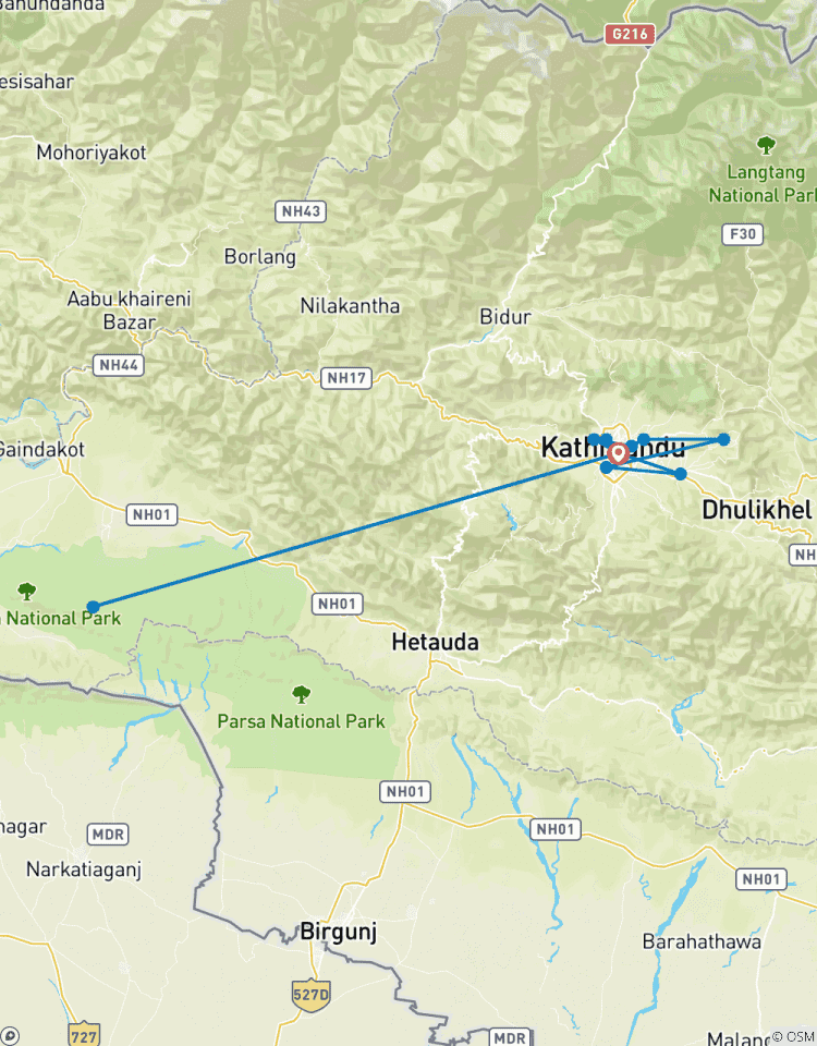 Natur & Kultur Nepals: Von Kathmandu nach Chitwan Rundreise