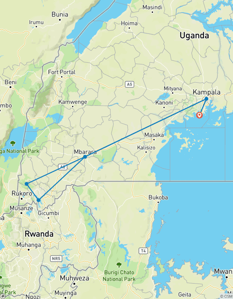 Circuito Safari de 3 días de aventura con gorilas en Uganda