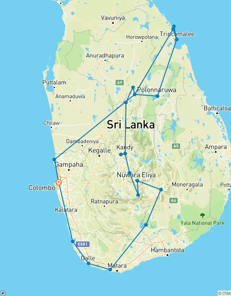 Circuito Escapada tropical de verano a Sri Lanka - 15 días