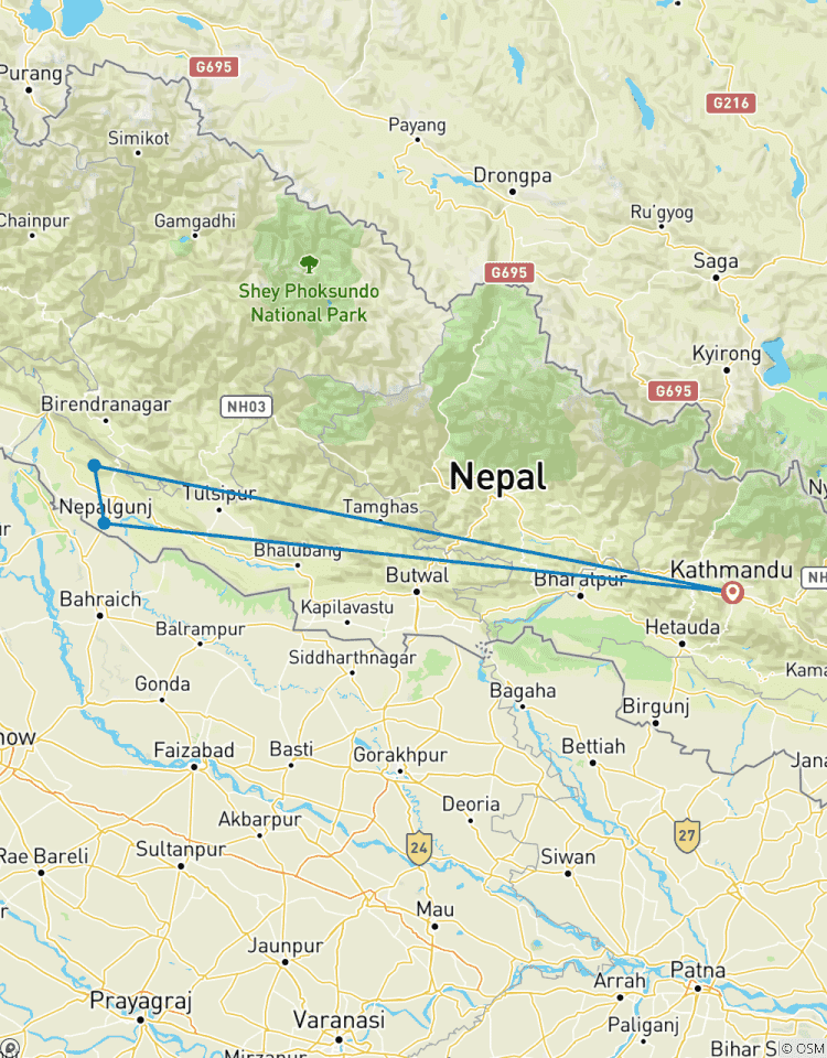 Bardia Nationalpark Abenteuerreise Rundreise