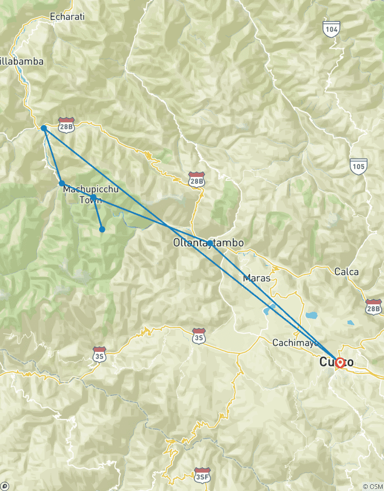 Machu Picchu Trekking Tour über die Inka Dschungel Route - 4 Tage Rundreise