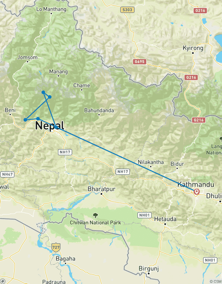 Circuit de Trekking Mardi Himal circuit