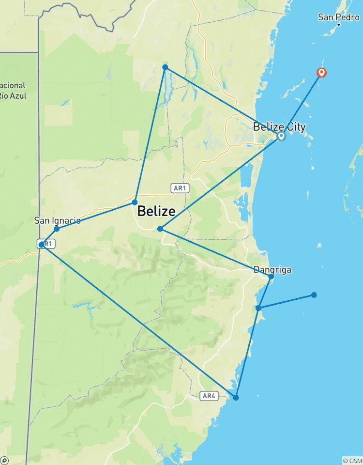 Voyage au Belize : Ruines mayas, vie sauvage et aventures dans les Caraïbes circuit