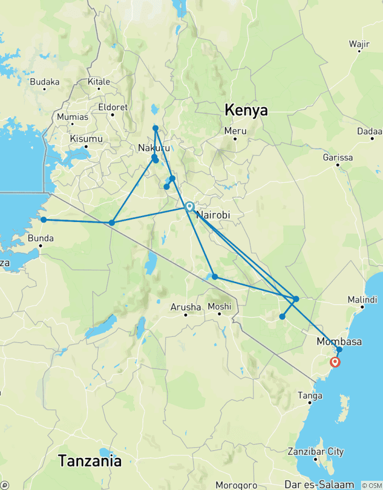 Circuito Experiencia fotográfica y ornitológica de 10 días y 9 noches en Kenia, en Masai Mara, el lago Naivasha, el lago Bogoria, Tsavo este y Amboseli, con alojamiento gratuito la primera noche en el hotel Raha Suites.