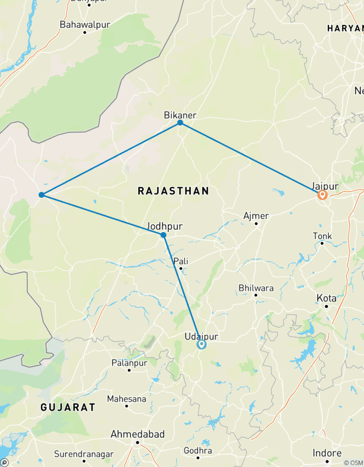 Rajasthan Travel Package – Udaipur, Jodhpur, Jaisalmer Desert Safari, Bikaner & Jaipur Tour