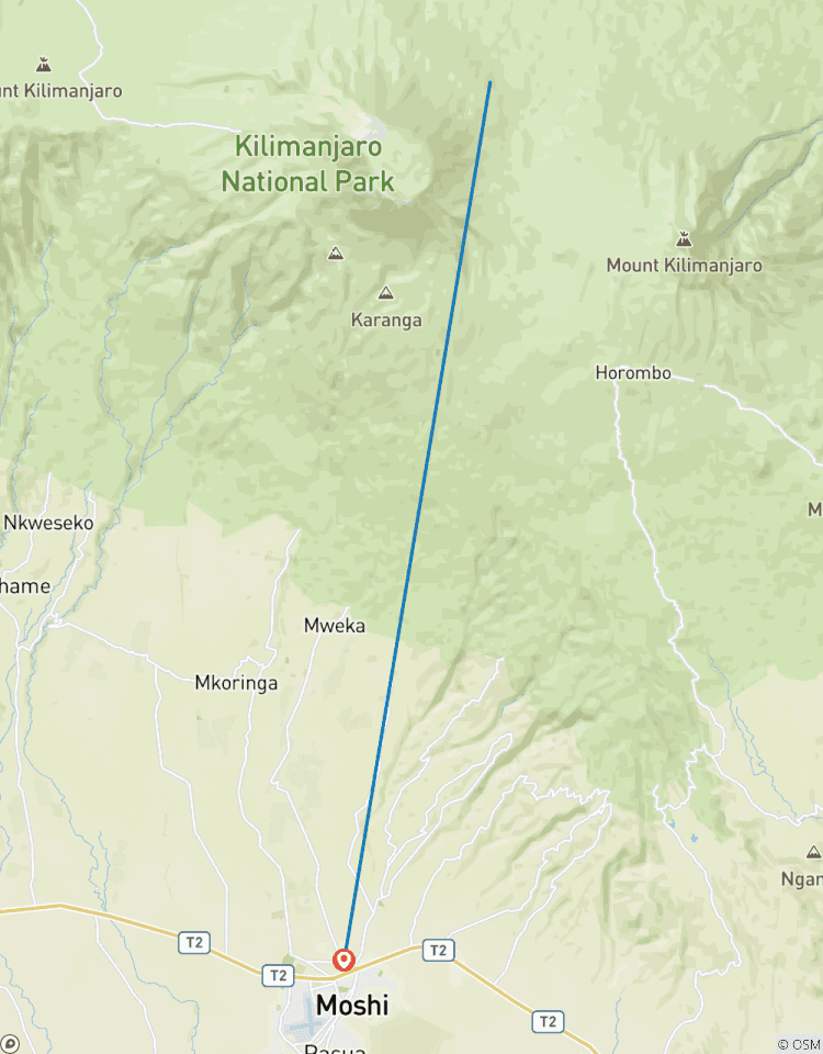 Kilimandscharo Besteigung - Machame Route - 6 Tage Rundreise
