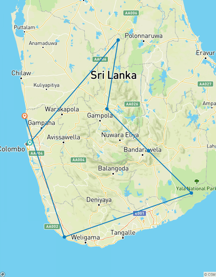 Sri Lanka in luxuriösen umweltfreundlichen Resorts Rundreise