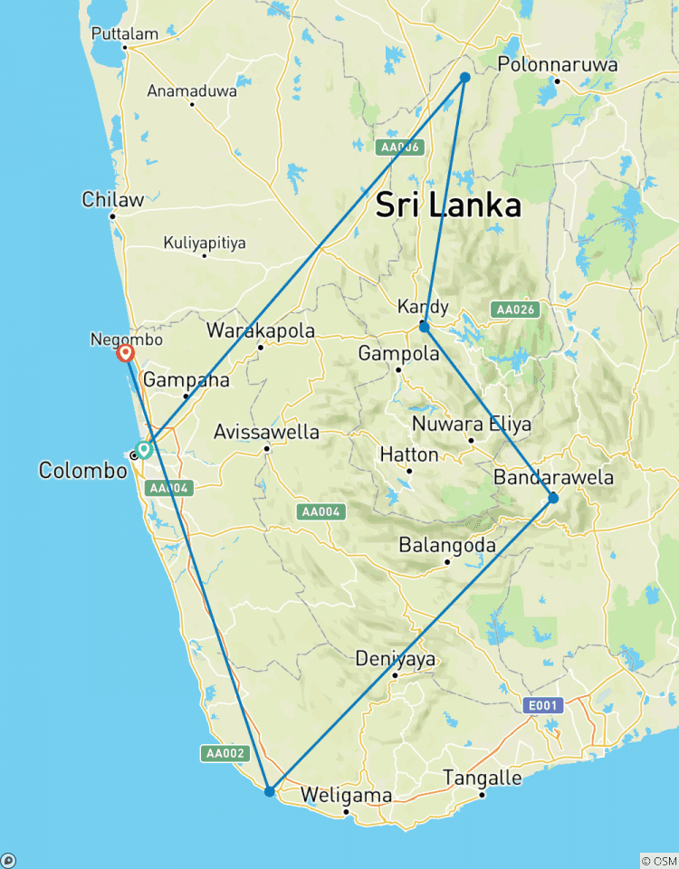 Sri Lanka Luxusreise Rundreise