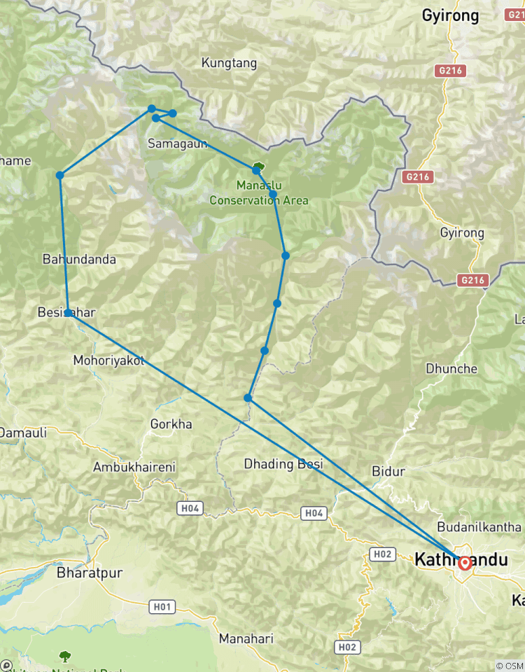 Circuit du Manaslu - 14 jours circuit