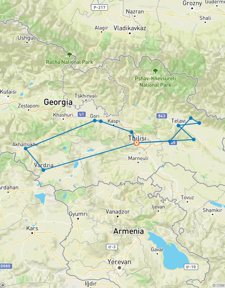 Cyclisme en Géorgie circuit