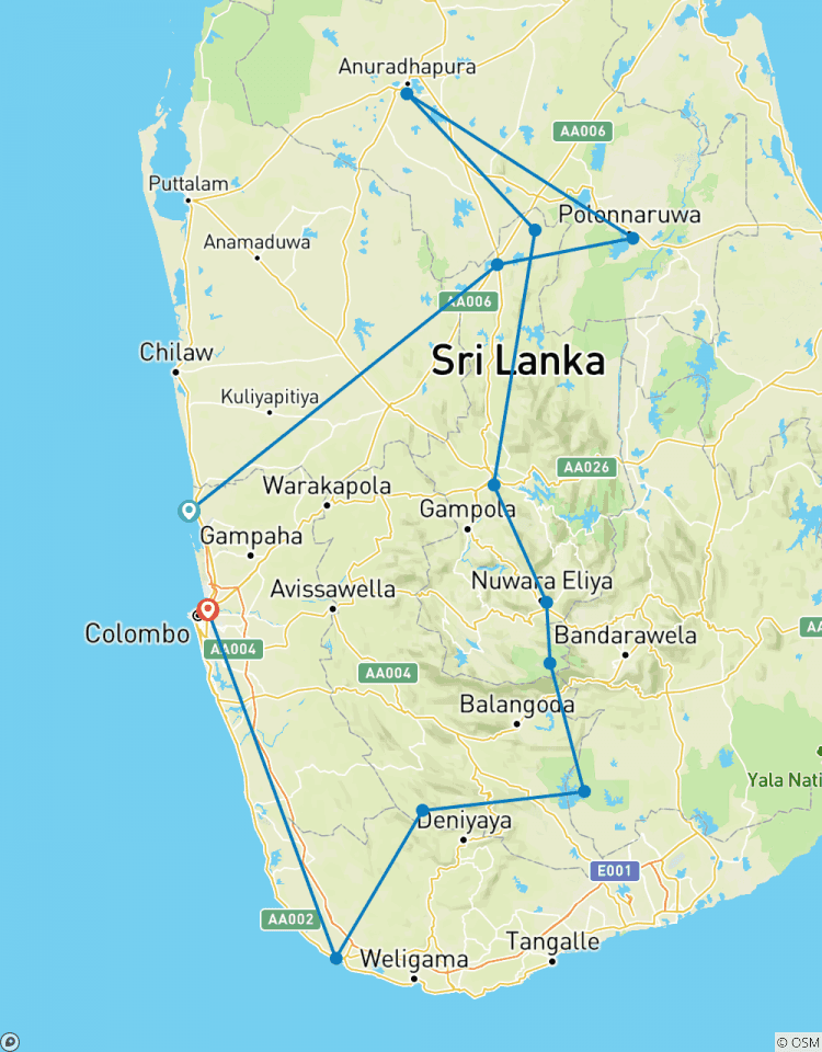 UNESCO-Weltkulturerbe in Sri Lanka Rundreise