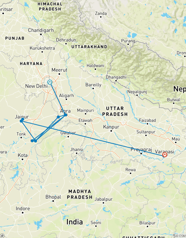 Taj Temples and Tigers India Tour Tour
