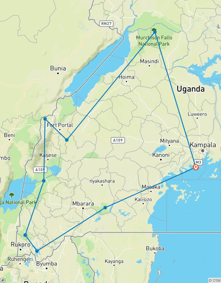 15 Days Uganda Gorilla and Game safari holiday Tour