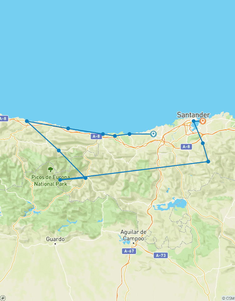 Grand Cycling Tour of Cantabria & Asturias. Tour