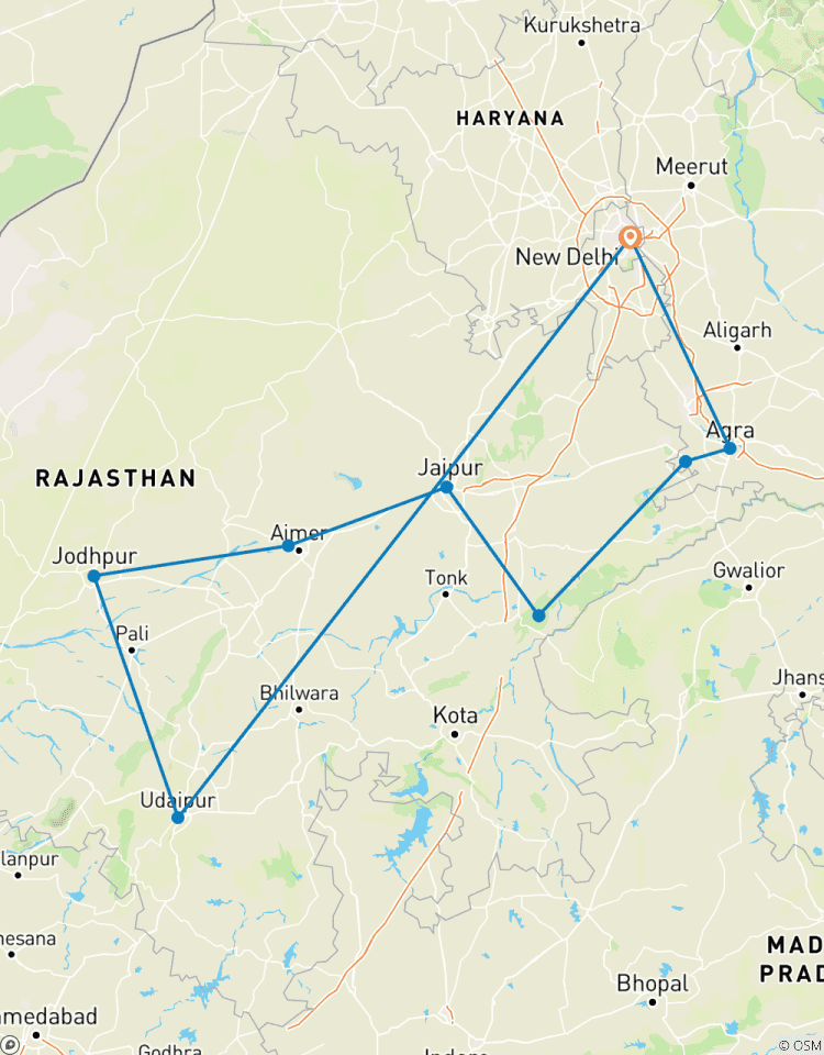 11-Day Rajasthan & Ranthambore Tiger Safari (Private Tour + Flights Included) Tour