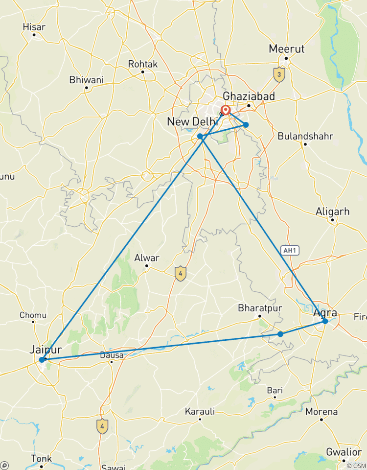 3 Day Golden Triangle Tour with All Inclusive Tour