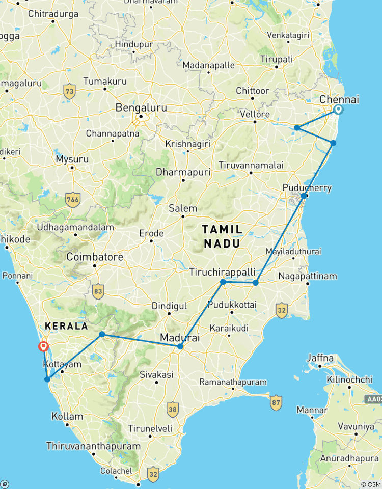 Südindiens Tempel mit Kerala (alles inklusive) Rundreise