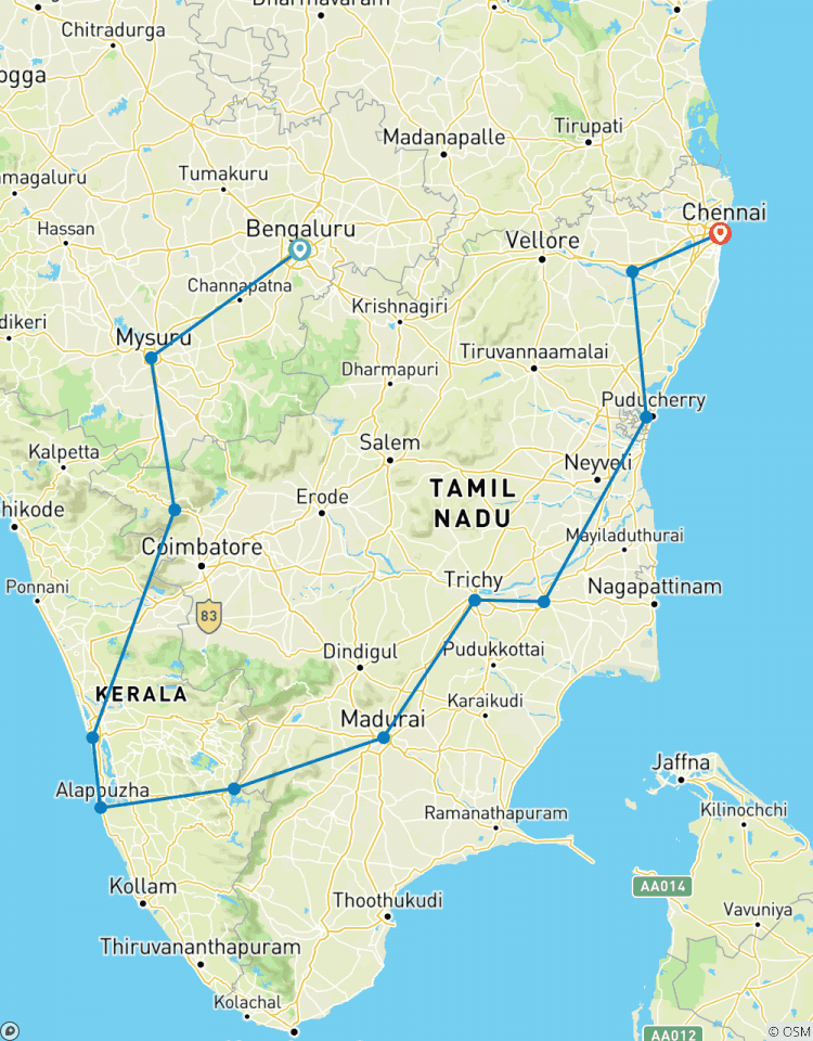 Romantische Karnataka Rundreise mit Kerala (inkl. Hotel) Rundreise