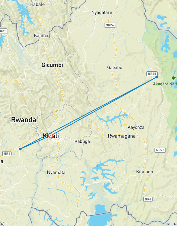 Circuito Experiencia de 4 días en Ruanda con excursión al Mono dorado