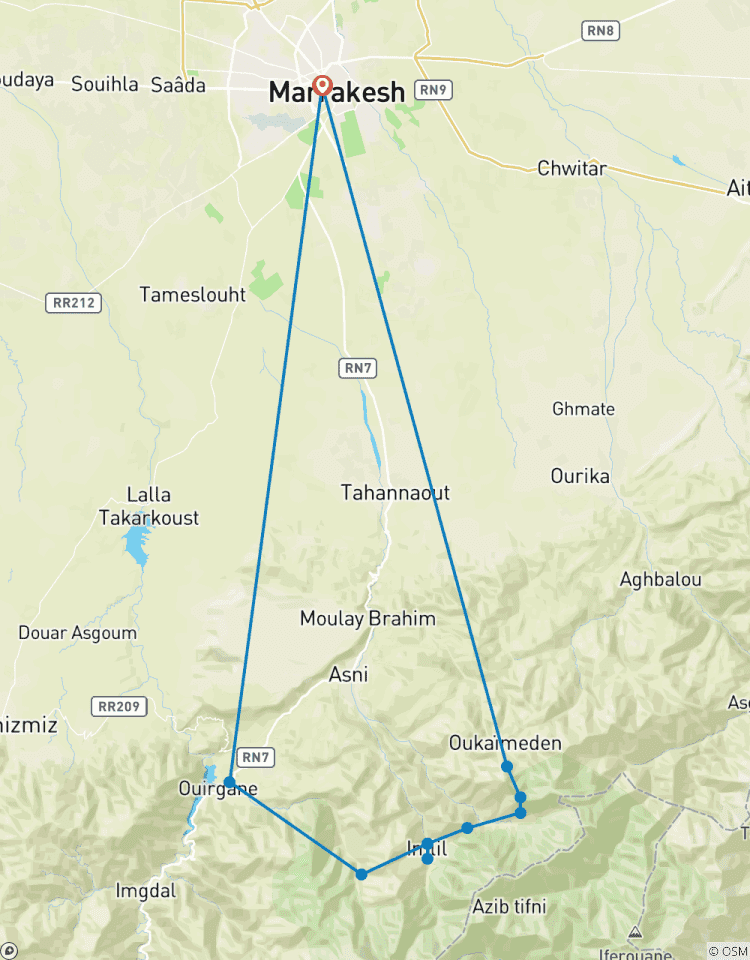 Atlas Mountains Luxury Trek 6 Days Tour