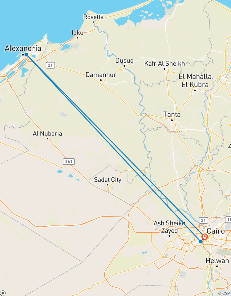 Ägypten mit Kairo, Gizeh und Alexandria mit Führung 4 Tage Rundreise