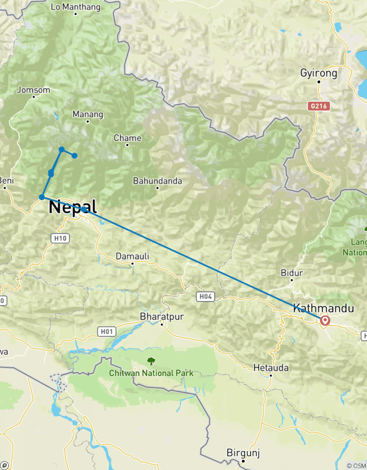 Annapurna Base Camp (ABC) Trekking Tour -12 Tage Rundreise