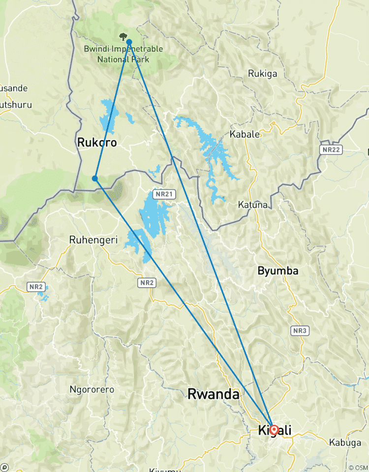 3 Day Gorilla Trek Mgahinga Gorilla NP Uganda via Rwanda Tour