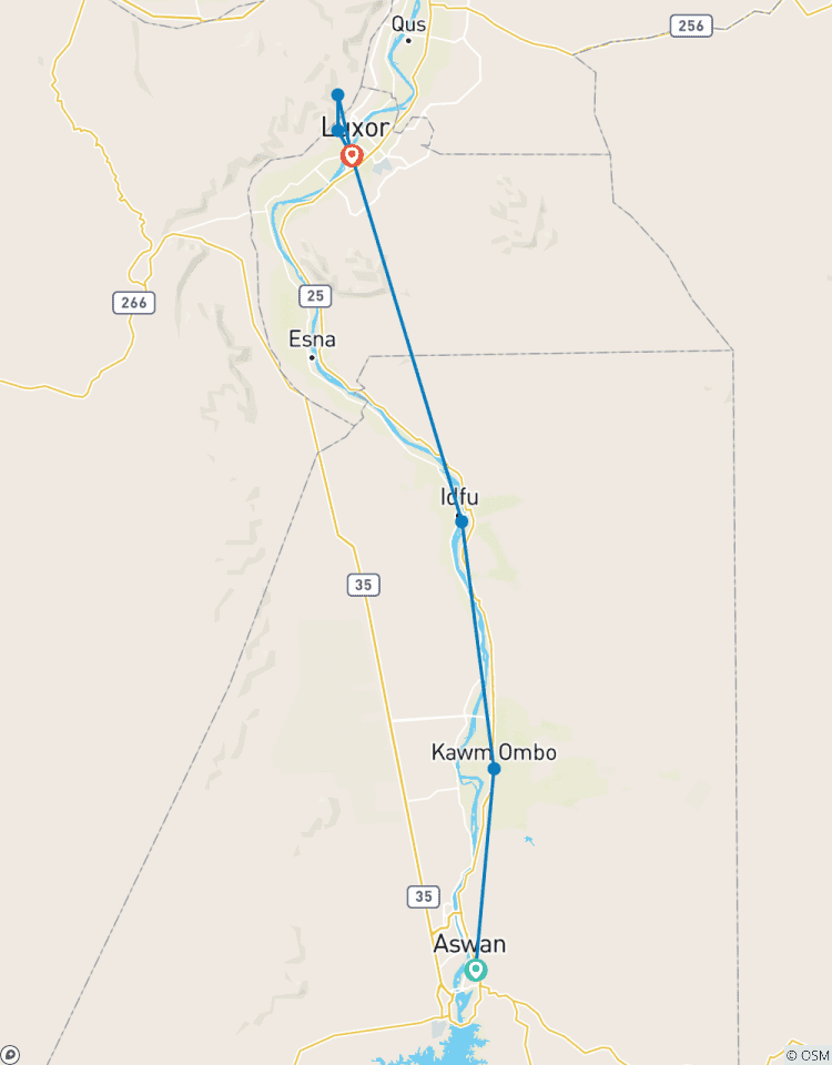 4 Dagen 3 Nachten Cruise van Aswan naar Luxor-rondreis