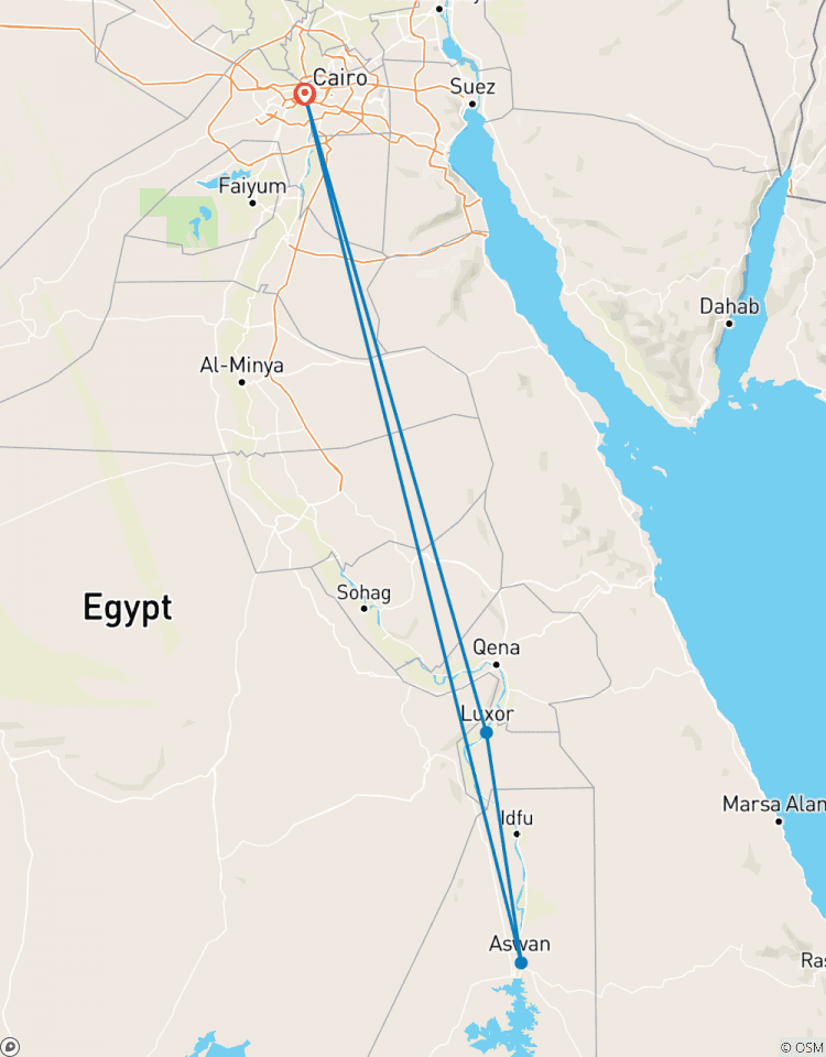 Légendes d\'Égypte circuit