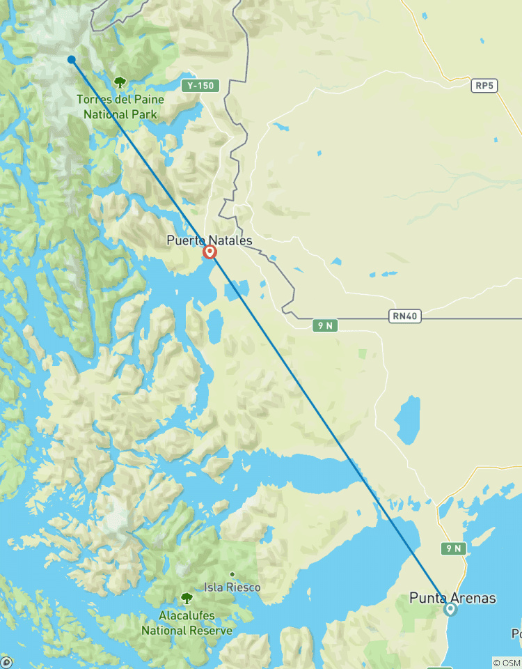 Puerto Natales and Torres del Paine Adventure – 3 Days (Chile) Tour
