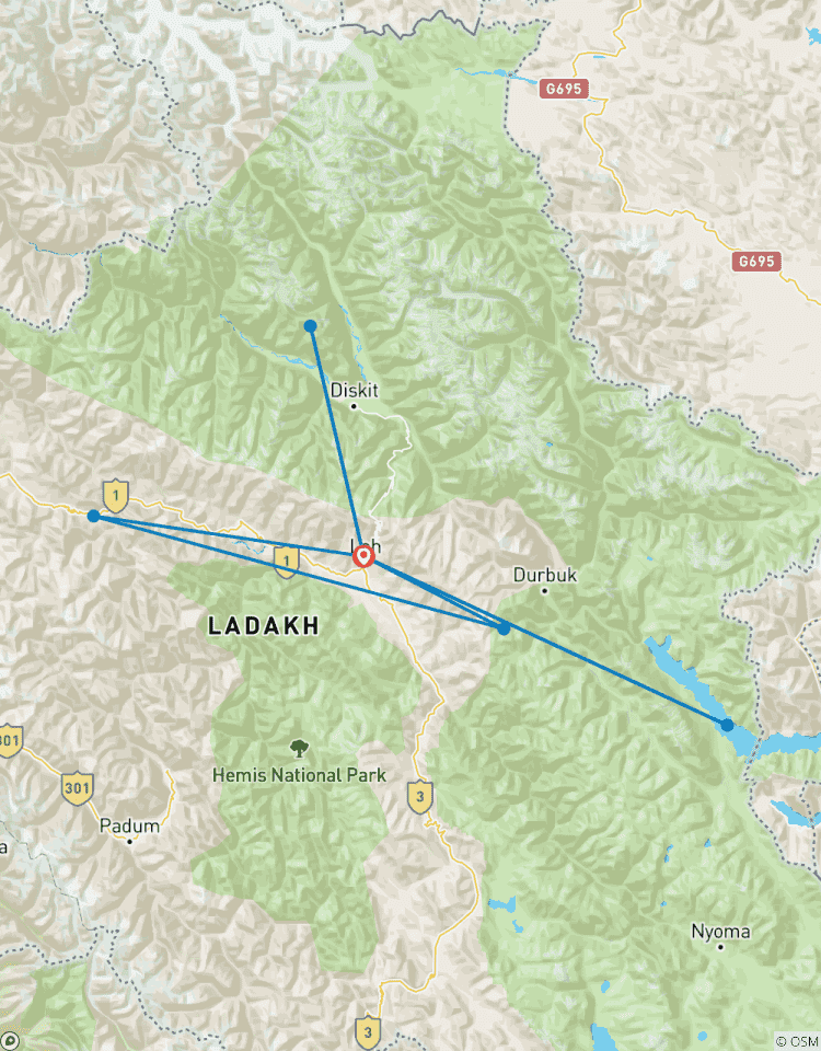 Schönes Ladakh Rundreise