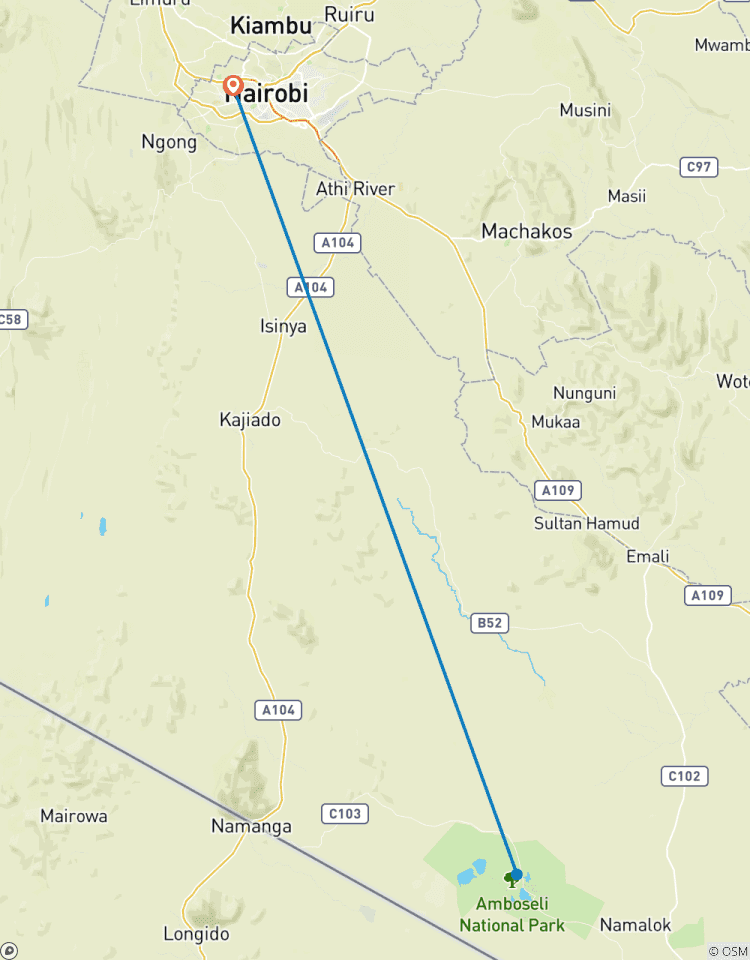 3 Dagen, 2 Nachten Amboseli Nationaal Park vanuit Nairobi-rondreis