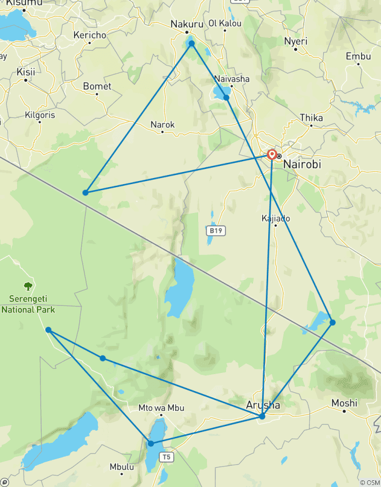 Circuito Safari en jeep 4x4 de 13 días por Kenia y Tanzania: De la Sabana al Serengeti