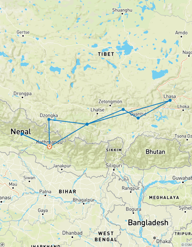 Circuito Circuito de 14 Días a Nepal y Tíbet