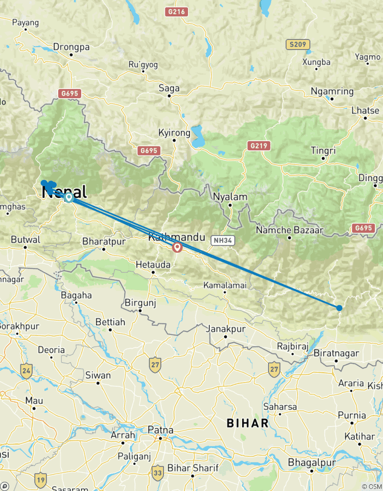7 Tage Ghorepani — Poonhill — Ghandruk Trek Rundreise