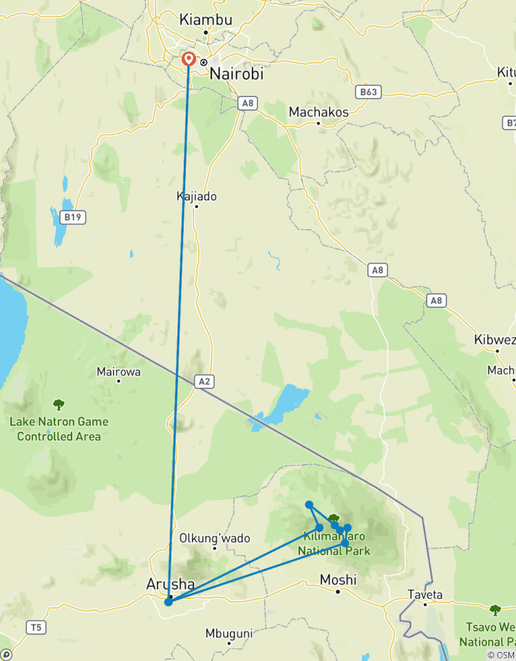 Circuito Ruta Machame: 7 días para conquistar el Kilimanjaro