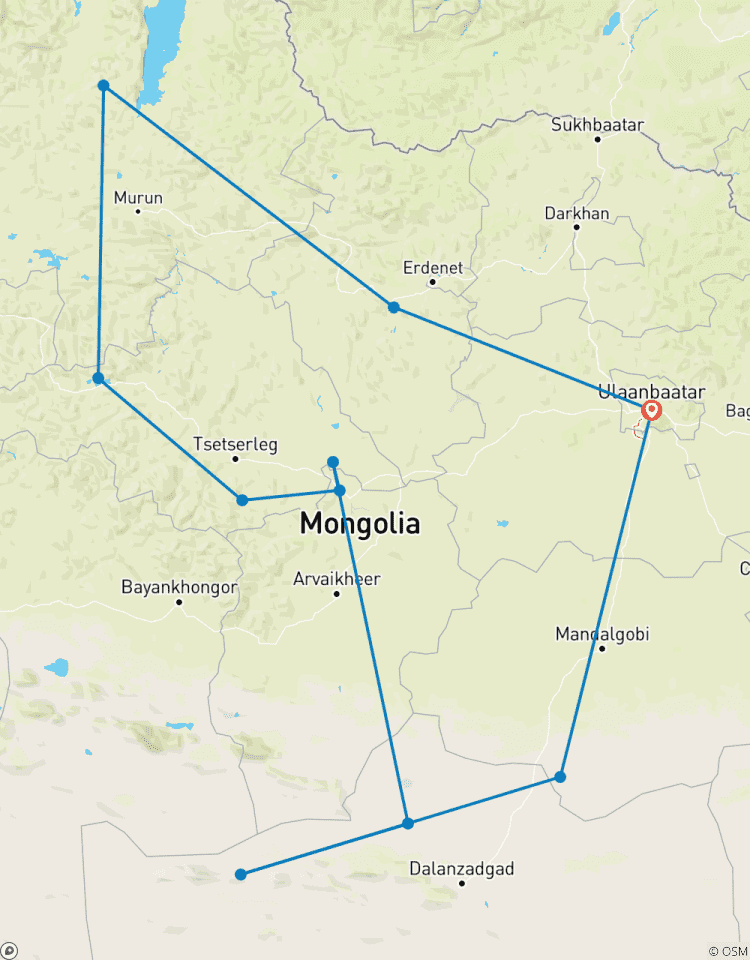 Circuito Viaje de aventura por Mongolia 15D/14N