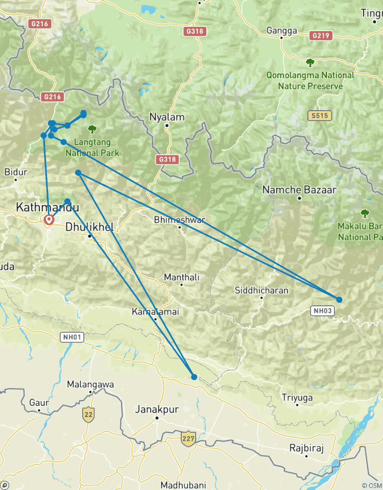 Langtang Circuit Trek - 14 Tage Rundreise