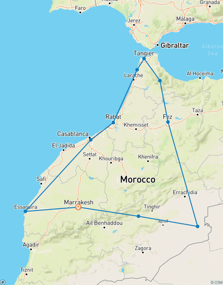 Große Marokko Rundreise (ab Marrakesch,12 Tage) Rundreise