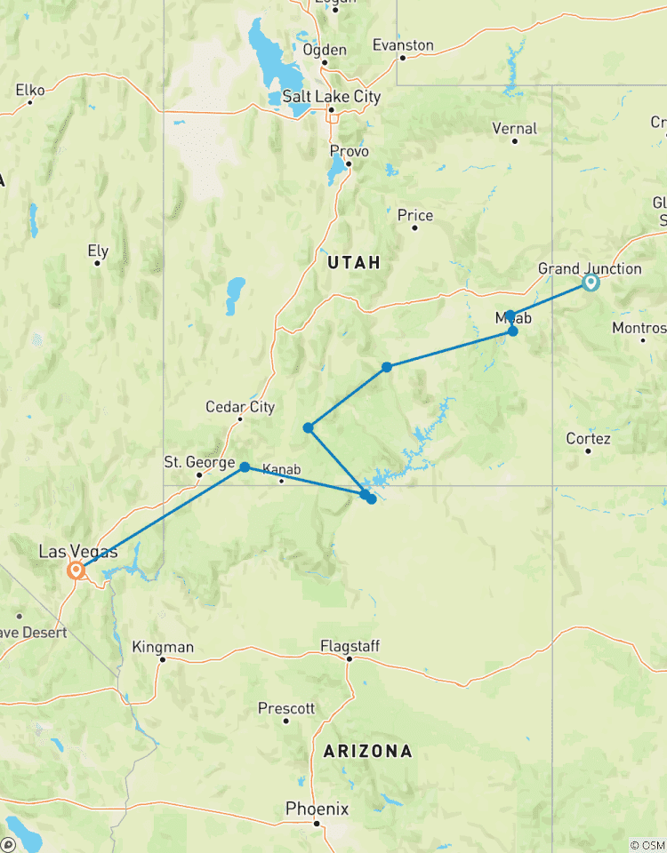 Circuito Los Cinco Grandes Parques Nacionales de Utah