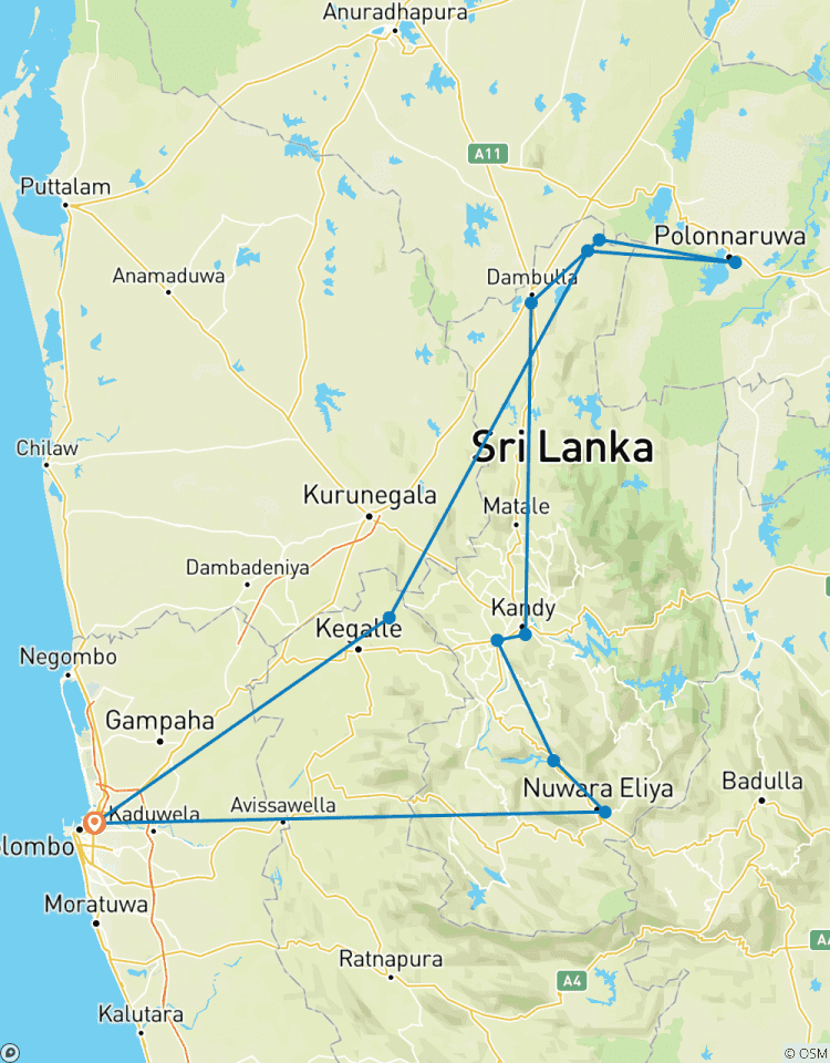 Circuito Patrimonio de la serena Sri Lanka