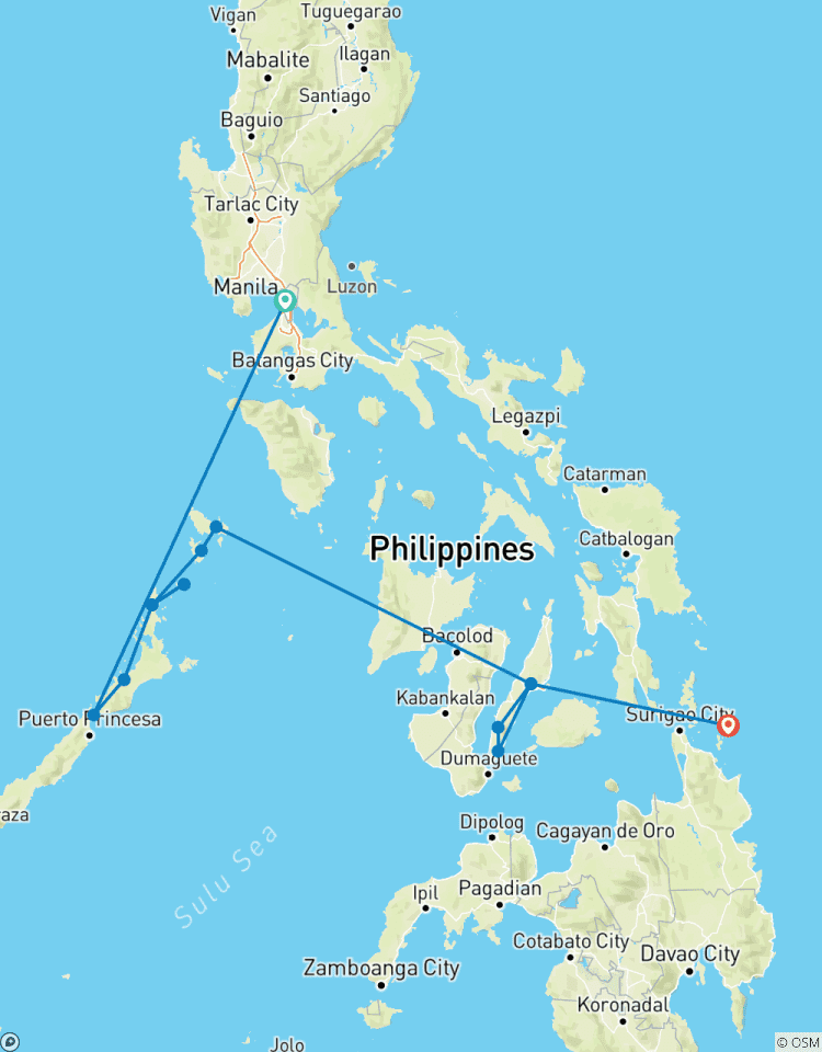 16 Tage Philippinen Abenteuer mit Expedition von El Nido zur Insel Coron (Unabhängige Tour) Rundreise