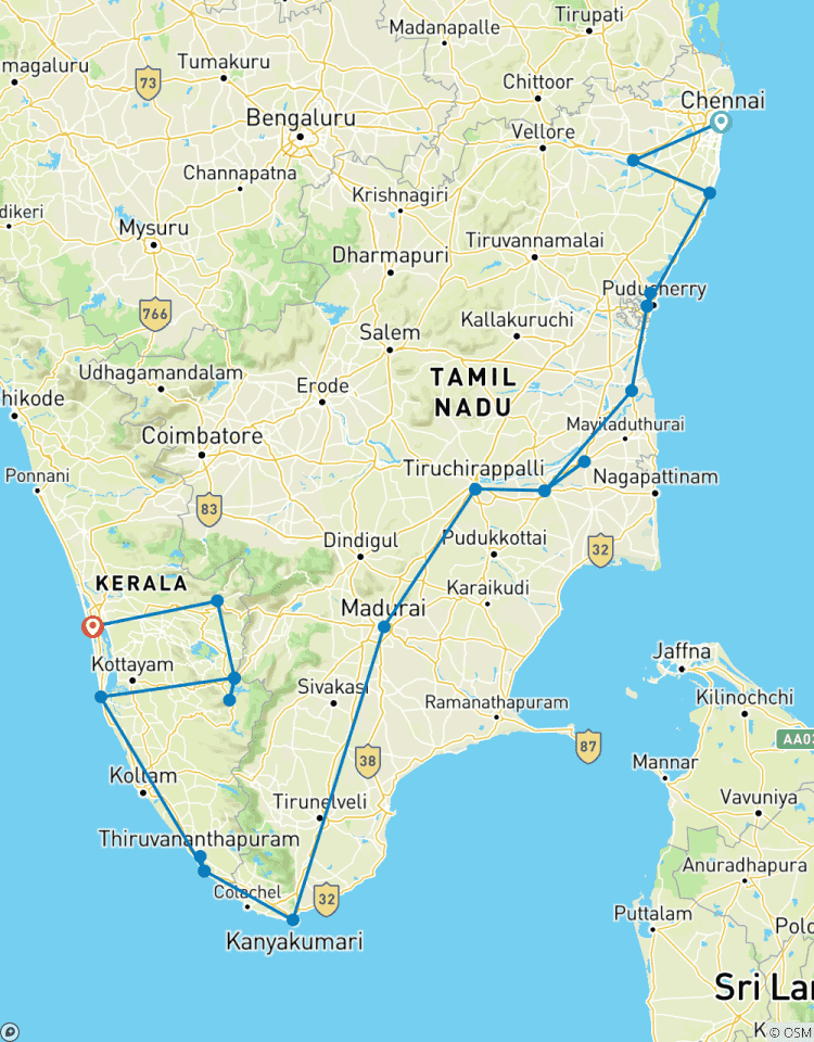Pride of South India Tour
