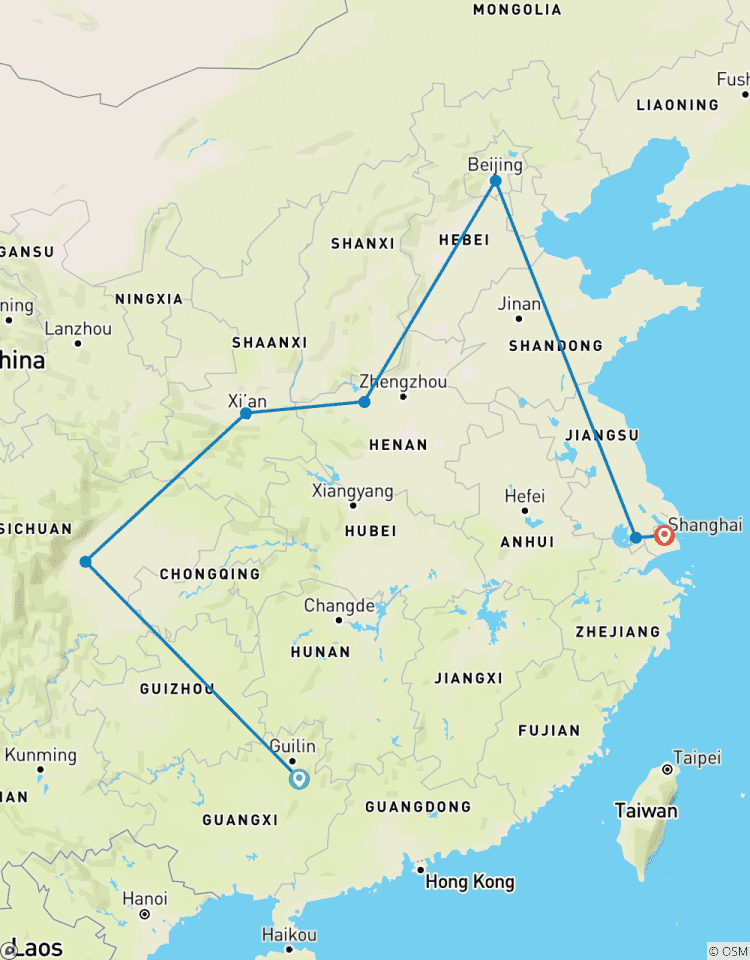 Circuito China descubriendo Provincial
